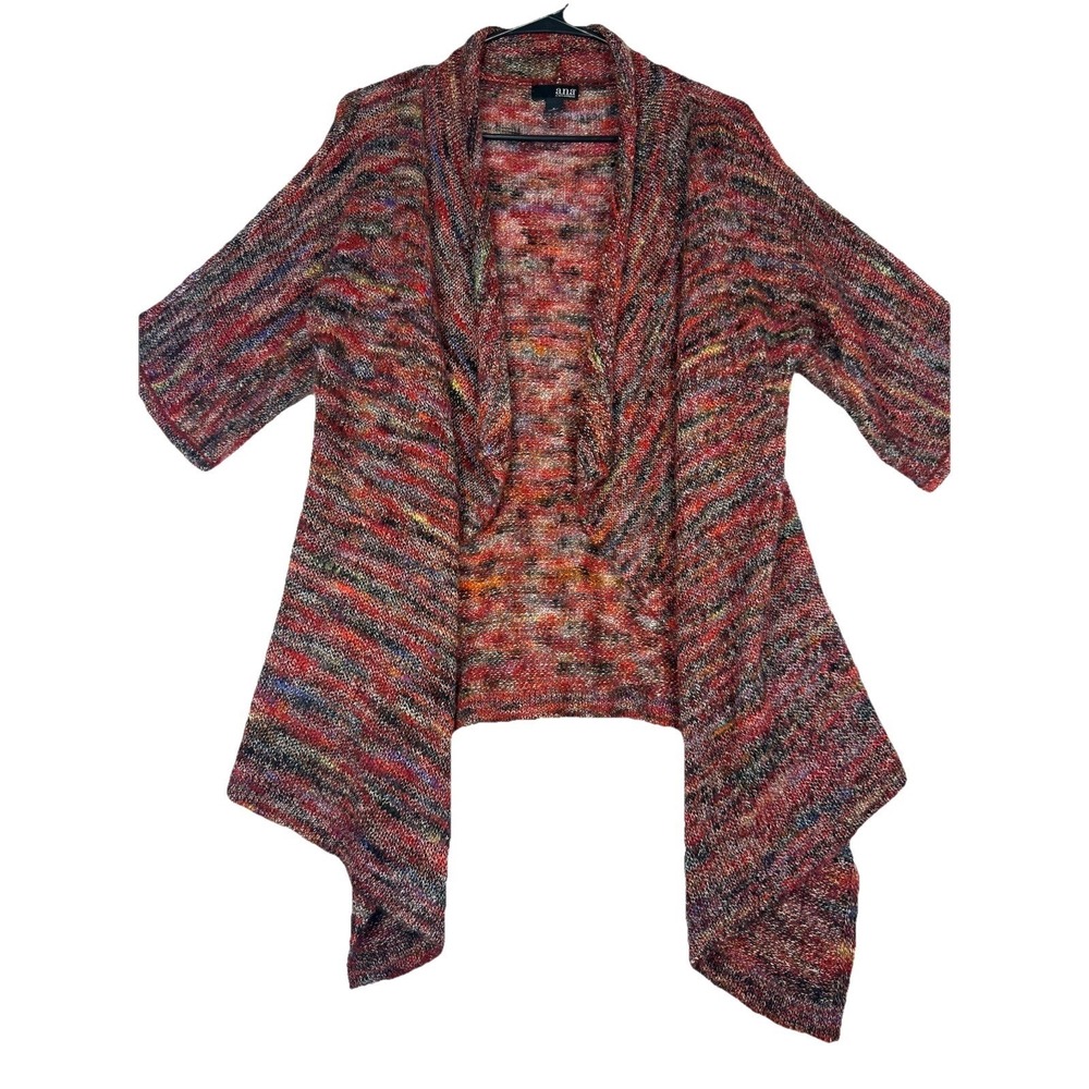 a.n.a A New Approach Womens Cardigan Sweater Size Small Multicolor Knit